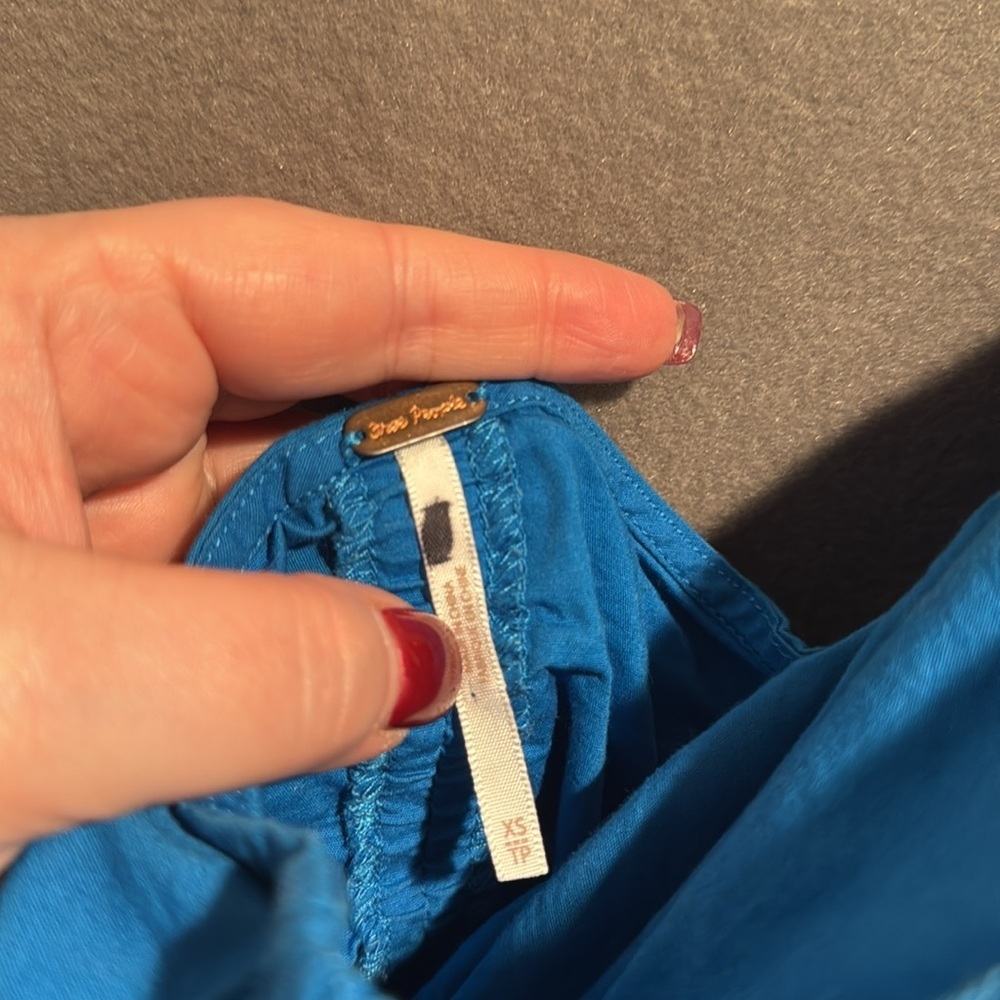 Free People Blue Mini Dress - Picture 6 of 7